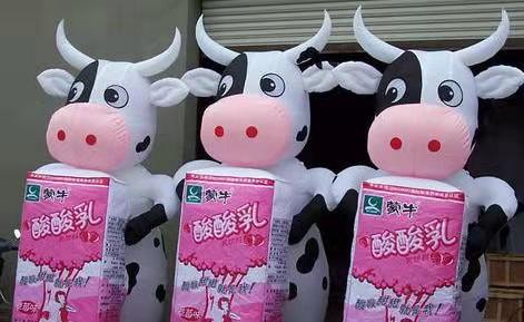 大田牛奶包装广告气模